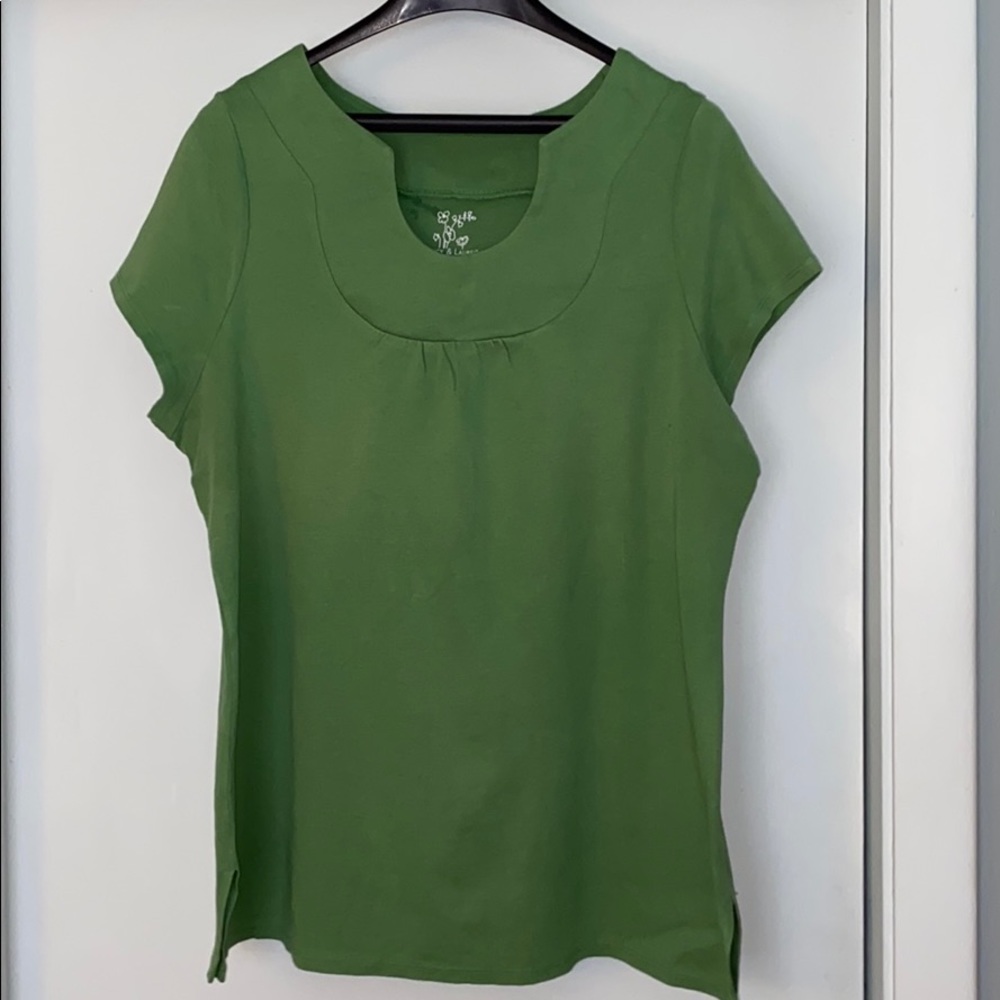 Lucy & Laurel short sleeve tunic tee